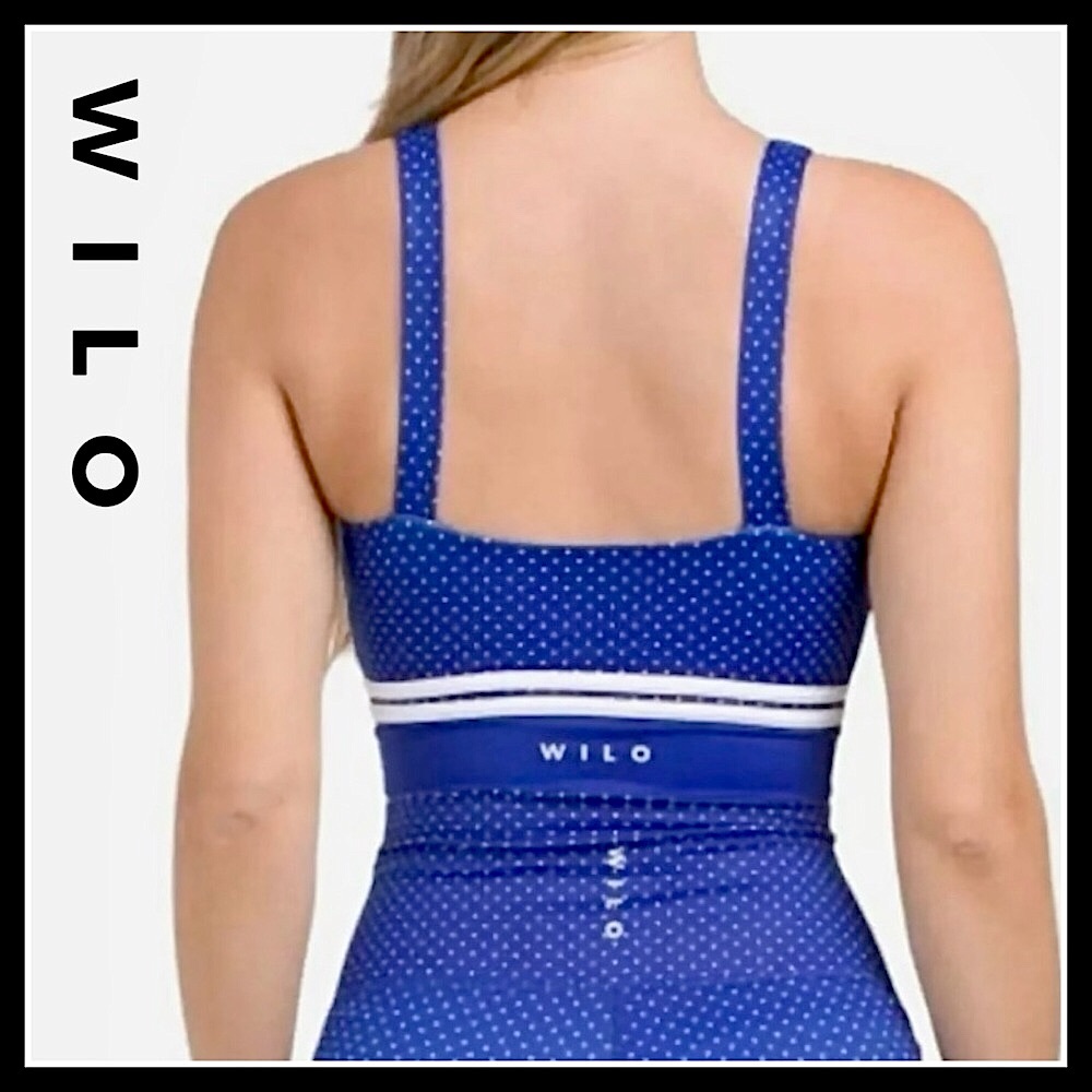 Wilo The Label Polka Dot Contour Sports Bra Top Size (S) NEW with Tags